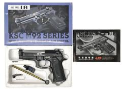 [KSC] ベレッタ M92 エリートIA ガスブローバックガン リコイルスプリング_リコイルスプリングガイド_マガジンバンパーカスタム (中古)