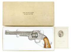 [フランクリンミント] S&W Model 3 .44リボルバー ワイアットアープの銃 (中古)