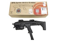 [APS] BLACK HORNET PLUS CO2ガスガン カービンキット組込み済み 本体セット (中古)