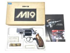 [コクサイ] S&W M19 コンバットマグナム 2.5インチ NO.65 ブルー塗装 発火モデルガン (中古)