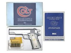 [MGC] コルト S70 MKIV シルバーメッキ ABS 発火モデルガン GM5 パールグリップカスタム品 (未発火)