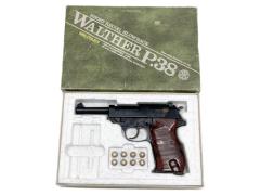 [マルシン] ワルサーP38 ミリタリー ABS 発火モデルガン (中古)