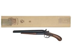 [DENIX] ダブルバレルピストル USA 1881年モデル 金属製 観賞用レプリカ No.1114 (中古)