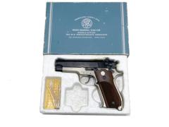 [MGC] S&W M39 フレームシルバー 発火モデルガン 内部サビあり (訳あり)