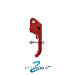 [Carbon8] CZ SHADOW 2 対応 アルミ SAO ストレートトリガー レッド (新品)