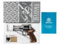 [マルシン] マテバ 4インチ Xカート式 新型パッキン ガスリボルバー エクセレントHW 木製グリップモデル (新品)