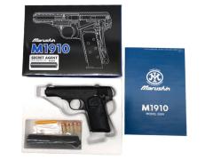 [マルシン] M1910 シークレットエージェント PFC発火モデルガン ブラックHW 【完成品/ブラックサプレッサー付】 2023再販ロット (中古)