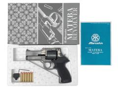 [マルシン] マテバ 4インチ Xカート式 新型パッキン ガスリボルバー エクセレントHW ラバーコートプラグリップモデル (新品)