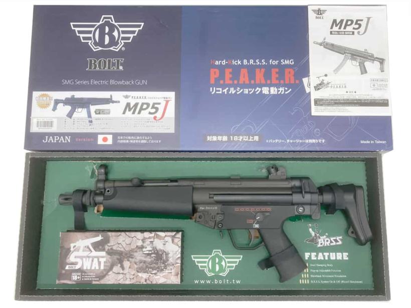 [BOLT] MP5J P.E.A.K.E.R. リコイルショック 電動ガン (中古)