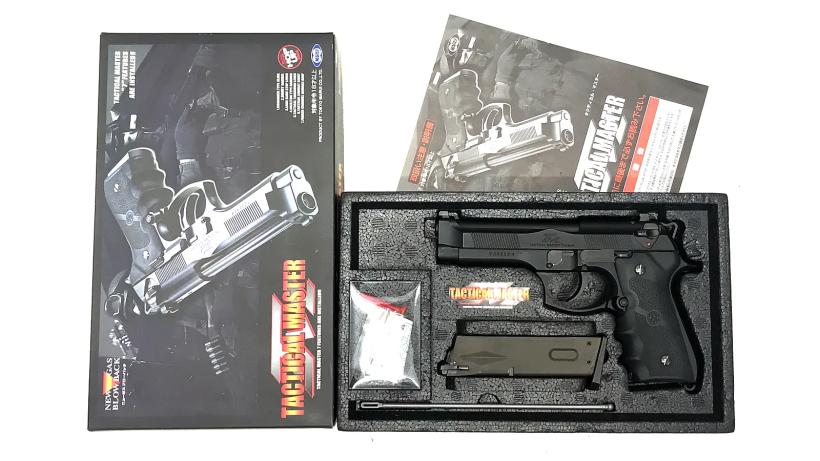 [東京マルイ] M92F タクティカルマスター ガスブローバック HOGUE実物ラバーグリップカスタム (中古)
