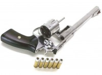 [マルシン] ルガー スーパーレッドホーク 9.5インチ シルバーABS Xカートリッジ 6mmBB ガスリボルバー (中古)