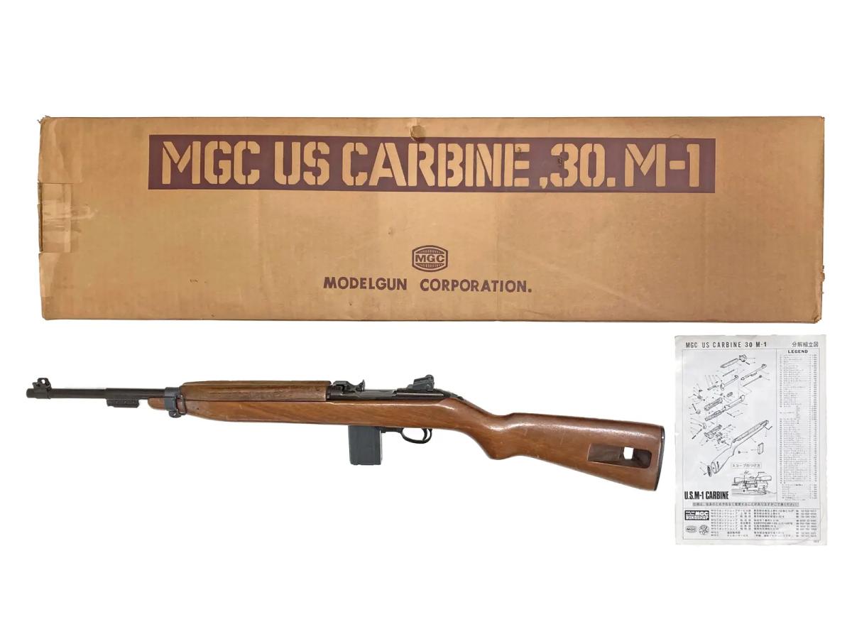 [MGC] U.S.カービン 30. M1 発火モデルガン リアルウッド カートリッジ欠品 (中古)