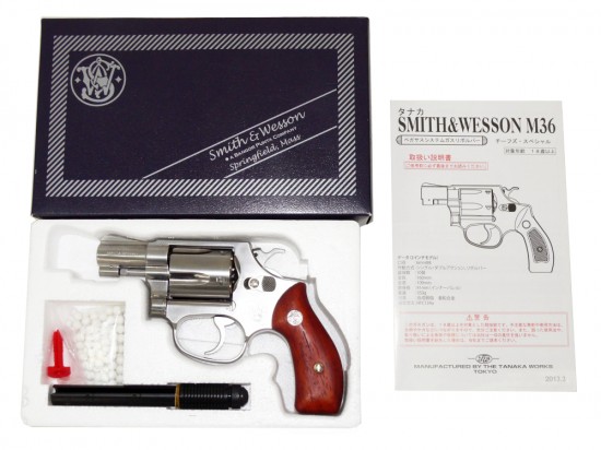 [タナカ] S&W M60 2インチ レディスミス ガスリボルバー (中古)