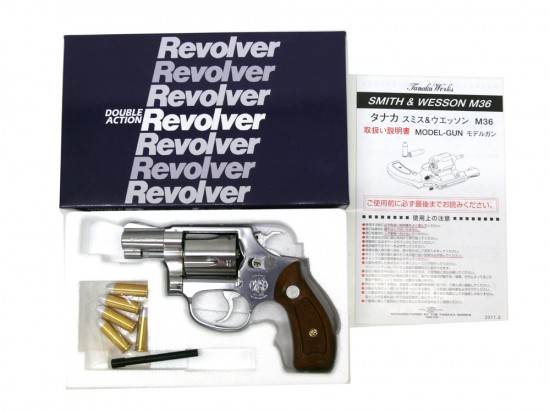 [タナカ] S&W M60 2インチ チーフスペシャル Ver2.1 ステンレスフィニッシュ モデルガン 26/03以降ロット (新品予約受付中! 特典あり)