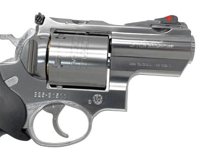 [マルシン] スーパーレッドホーク 454カスールタイプ ホーググリップ シルバー ABS ガスリボルバー アラスカンカスタム (中古)サブ画像へ3