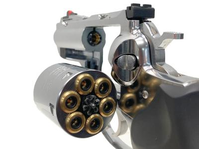 [マルシン] スーパーレッドホーク 454カスールタイプ ホーググリップ シルバー ABS ガスリボルバー アラスカンカスタム (中古)サブ画像へ5