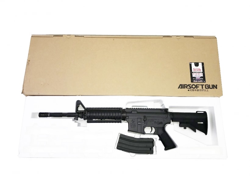 [東京マルイ] M4A1 R.I.S. 電動ガン レイル部分カスタム (中古)