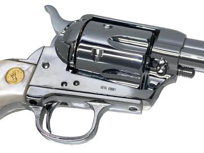 [HWS] コルトSAA.45 シビリアン オールシルバー 発火モデルガン 銃口メッキ浮き (訳あり)サブ画像へ2