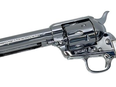 [HWS] コルトSAA.45 シビリアン オールシルバー 発火モデルガン 銃口メッキ浮き (訳あり)サブ画像へ3