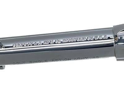 [HWS] コルトSAA.45 シビリアン オールシルバー 発火モデルガン 銃口メッキ浮き (訳あり)サブ画像へ6