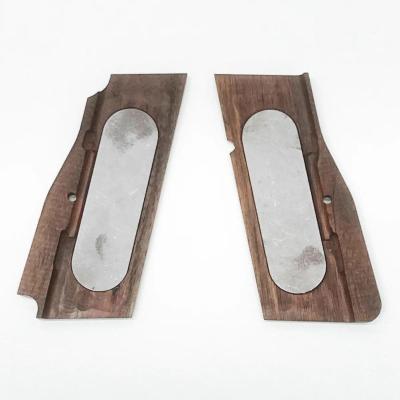 [CAW] マルシン ブローニングハイパワー用 木製グリップパネル フルール・ド・リス刻印タイプ (中古)サブ画像へ1