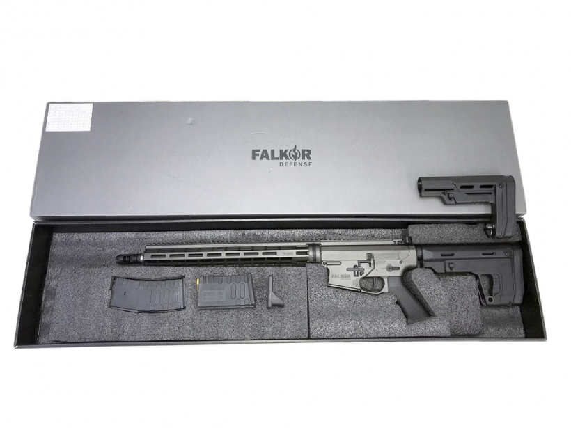 [EMG/APS] Falkor AR-15 RECCE フルメタル電動ガン Grey ストックカスタム (中古)