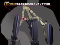 [LayLax] トライワンポイント バンジースリング BK (新品)