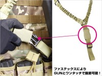 [LayLax] トライワンポイント バンジースリング BK (新品)