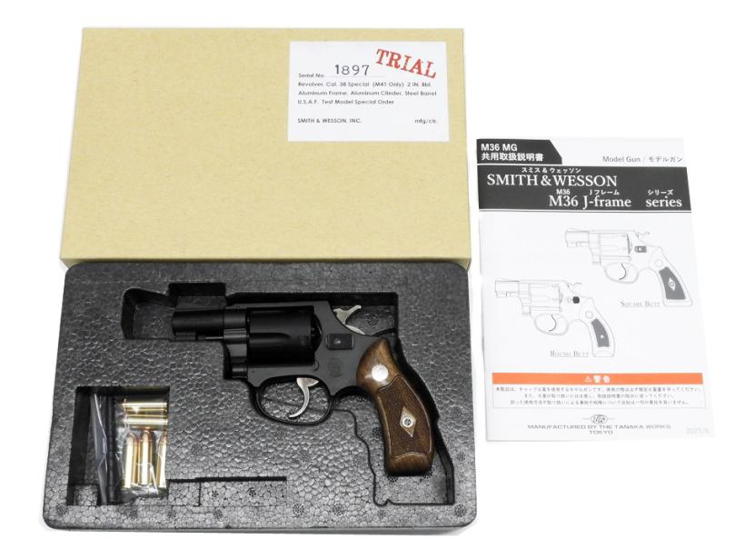 [タナカ] S&W .38 チーフスペシャル エアウェイト “ベイビーエアクルーマン” バージョン2 ヘビーウエイト 発火モデルガン (新品)