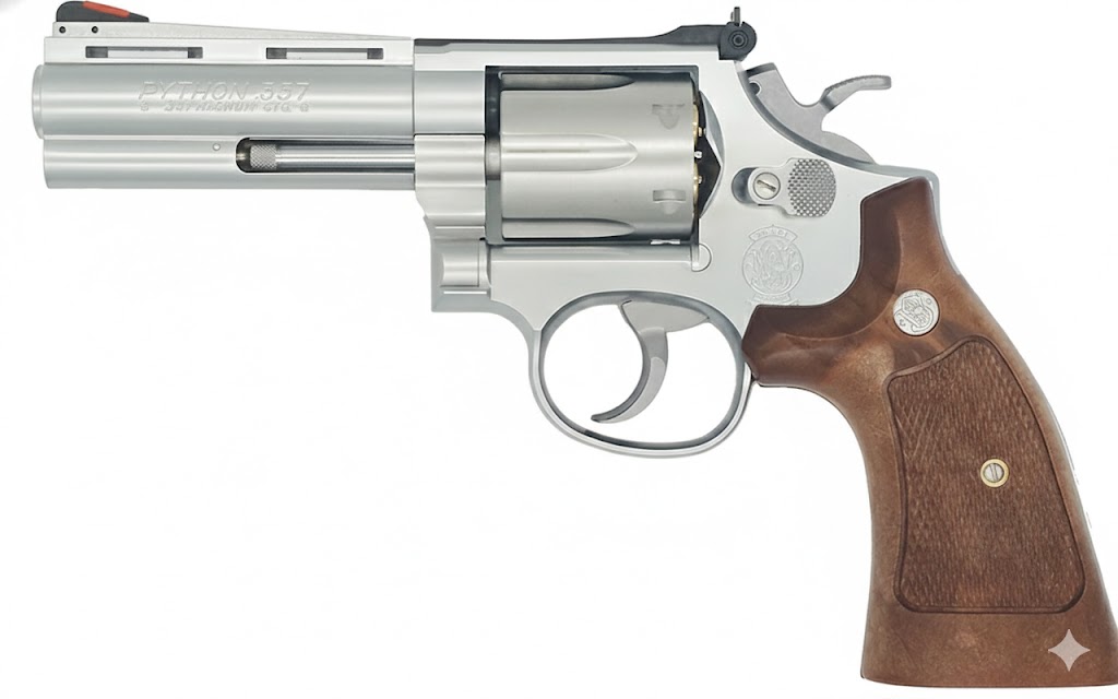 [タナカ] SMOLT/スモルト ガスリボルバー 4インチ スクエアバット ステンレスフィニッシュ ver.3 ガスガン (新品予約受付中! 特典あり)