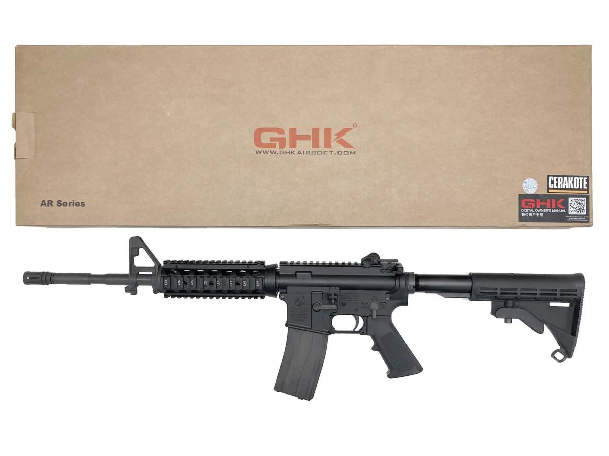 [GHK] M4 RAS 14.5inch CO2 ガスブローバックライフル AR V3 JP ver./Colt official Licensed (中古)