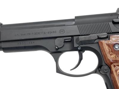 [KSC] ベレッタ U.S.9mm M9 システム7(07HK) HW ガスブローバック コンペイセイター/グリップ/ロングマガジンカスタム (中古)サブ画像へ2