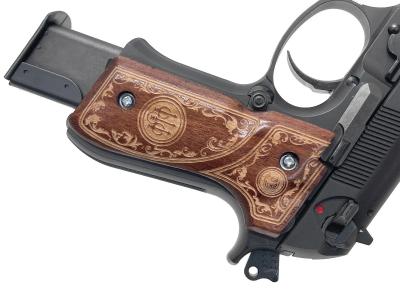 [KSC] ベレッタ U.S.9mm M9 システム7(07HK) HW ガスブローバック コンペイセイター/グリップ/ロングマガジンカスタム (中古)サブ画像へ4