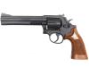 [マルシン] S&W M586 .357マグナム 6インチ HW 発火モデルガン 木製グリップカスタム (未発火)
