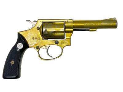 [コクサイ] S&W ハンドエジェクター 3型 4インチ 金属モデルガン 後期 シングルアクション不可/エジェクターロッド装着しづらい　再塗装 (訳あり)サブ画像へ1