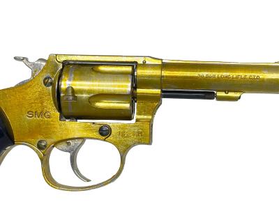 [コクサイ] S&W ハンドエジェクター 3型 4インチ 金属モデルガン 後期 シングルアクション不可/エジェクターロッド装着しづらい　再塗装 (訳あり)サブ画像へ3