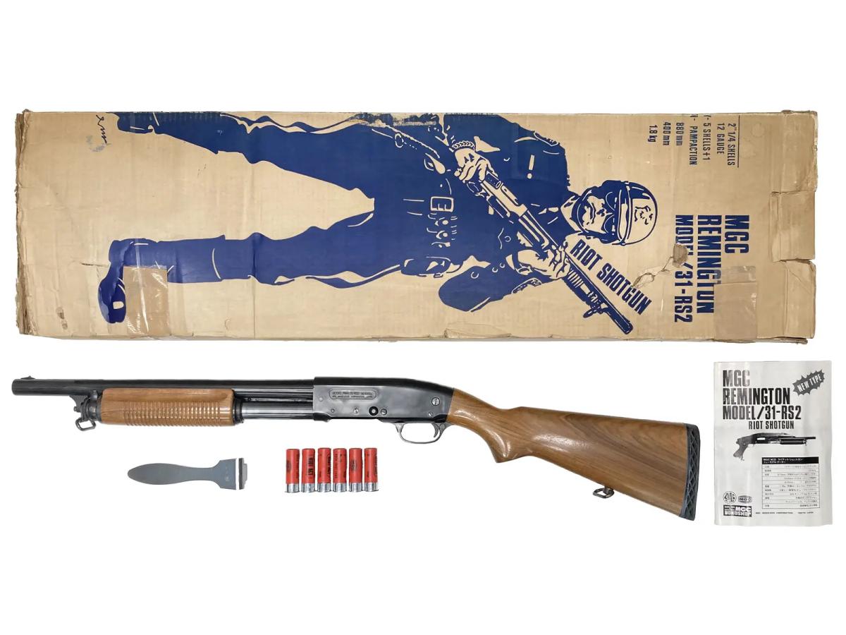 [MGC] レミントン M31-RS2 発火モデルガン ファンシーウッドストック仕様 (中古)