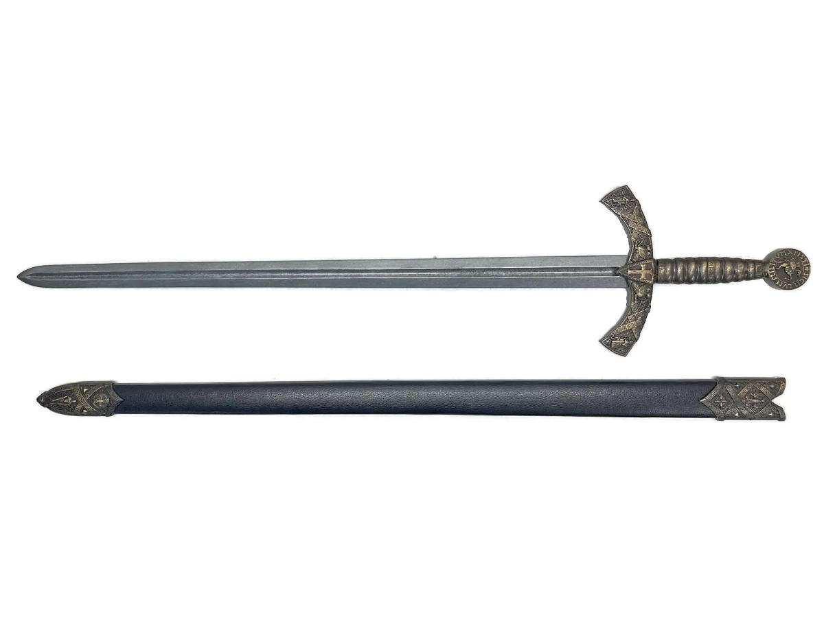 [DENIX/デニックス]ナイトテンプラースオード ブラック 4163/N 剣/模造刀 (中古)