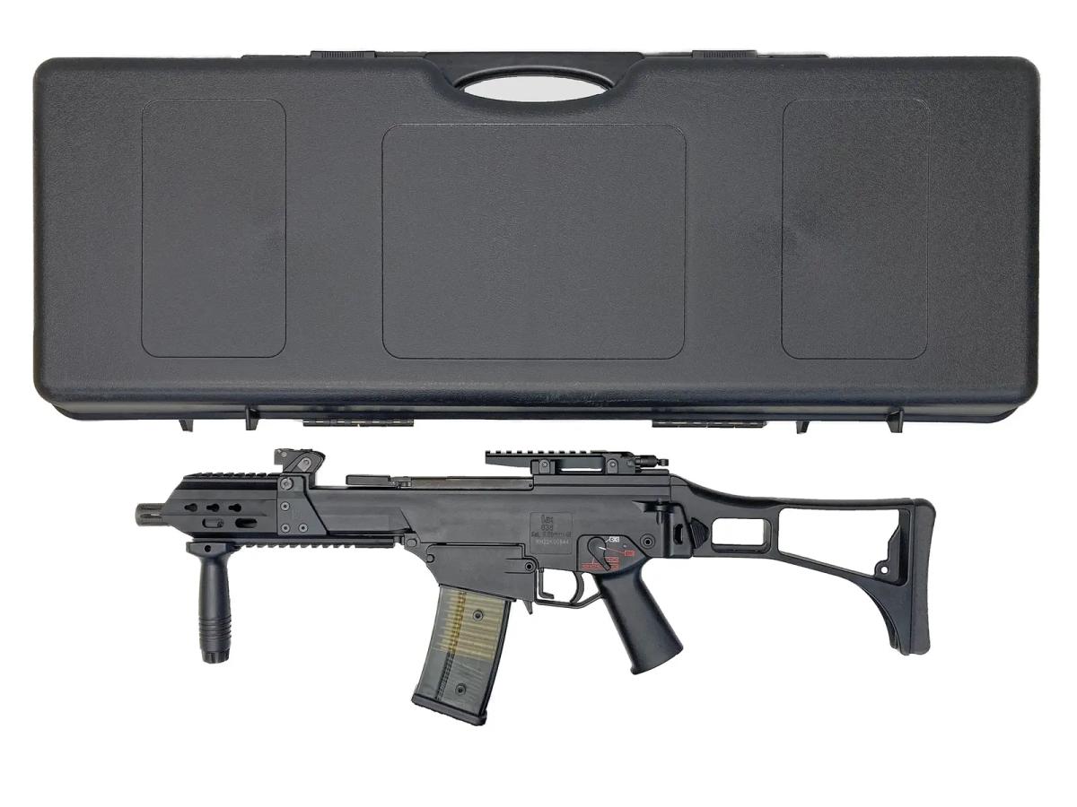 [VFC_UMAREX] H&K G36C V2 ガスブローバックライフル 日本仕様 H&K公式ライセンス 2点バースト搭載 外装カスタム ハードケース付き (中古)