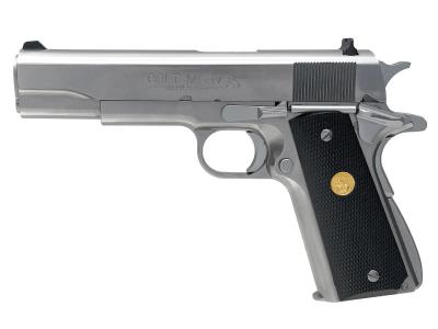 [WA] コルト ガバメント MKIV シリーズ80 シルバーABS ガスブローバック Rタイプ マガジンガス漏れ (訳あり)サブ画像へ1