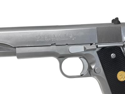 [WA] コルト ガバメント MKIV シリーズ80 シルバーABS ガスブローバック Rタイプ マガジンガス漏れ (訳あり)サブ画像へ3