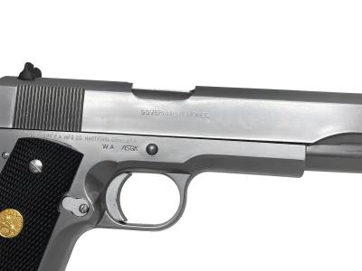 [WA] コルト ガバメント MKIV シリーズ80 シルバーABS ガスブローバック Rタイプ マガジンガス漏れ (訳あり)サブ画像へ4