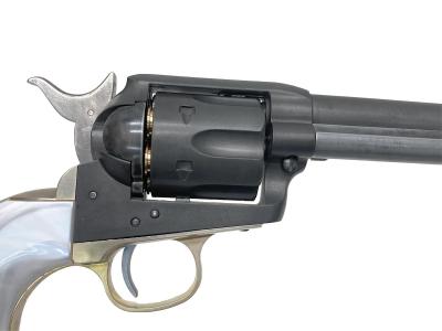 [マルシン] コルト SAA 1st Gen.シビリアン 4.75インチ ブラススタイルHW グリップ/ハンマーブルーイングカスタム ガスリボルバー (中古)サブ画像へ3