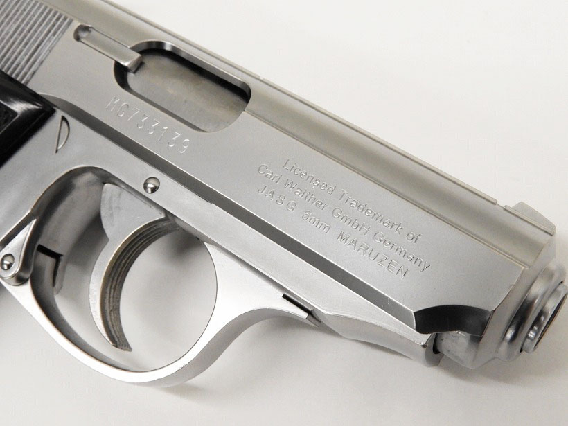 マルゼン] ワルサー PPK/S ステンレスモデル サイレンサーバレル