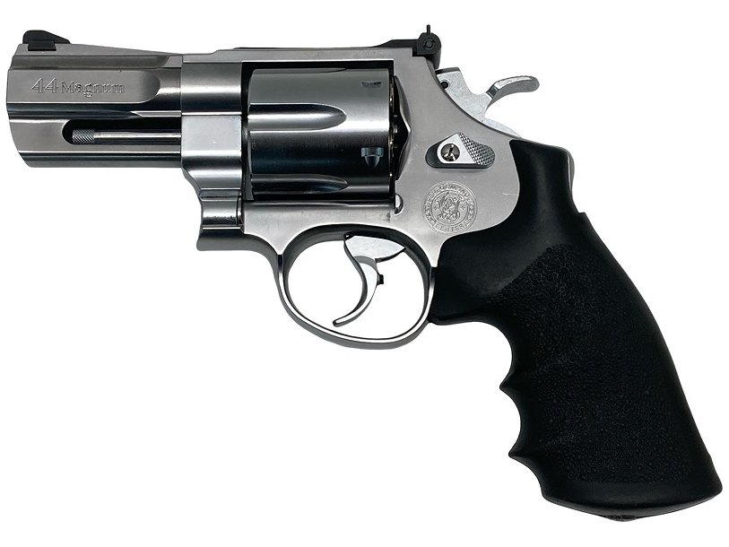 [タナカ] S&W M629 パフォーマンスセンター 3インチ フラットサイド　HOGUEラバーグリップカスタム ガスリボルバー (中古)