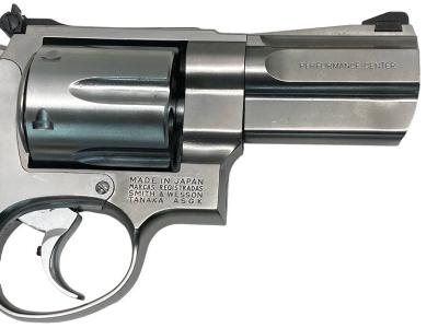 [タナカ] S&W M629 パフォーマンスセンター 3インチ フラットサイド　HOGUEラバーグリップカスタム ガスリボルバー (中古)サブ画像へ3