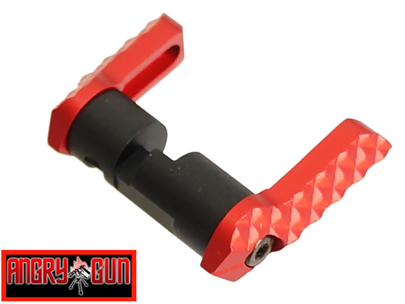 [AngryGun] WE M4 GBB用SPタイプ アンビセレクター Red (中古)
