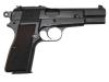 [タナカ] ブローニングハイパワー M1935 ミリタリー ABS 木製グリップカスタム ガス漏れ小 (訳あり)