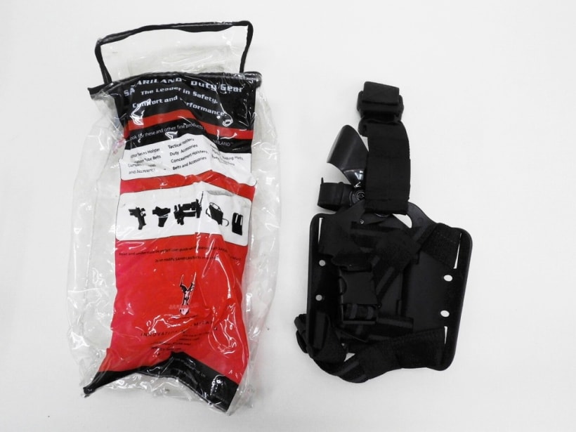 [Big Dragon] Safariland 6035タイプ SLS レッグホルスター 1911&SureFire BK BD2285 (中古)