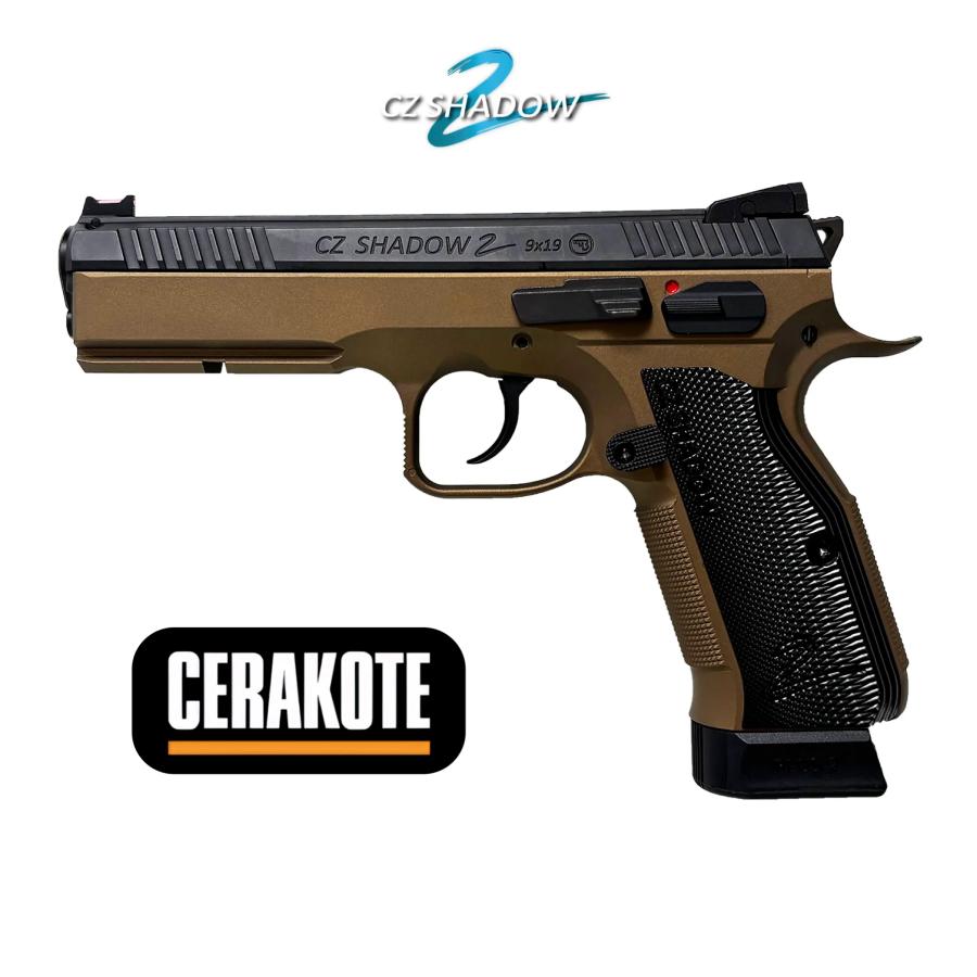 [Carbon8] Czオフィシャルライセンス Cz SHADOW 2 CO2 ガスブローバック セラコート仕様 ブロンズ (新品予約受付中! 特典あり)